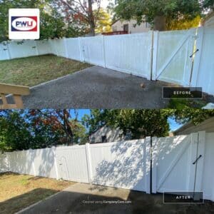PVC Fence Cleaning in Long Island 