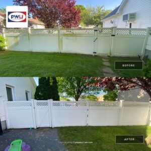 PVC Fence Cleaning 