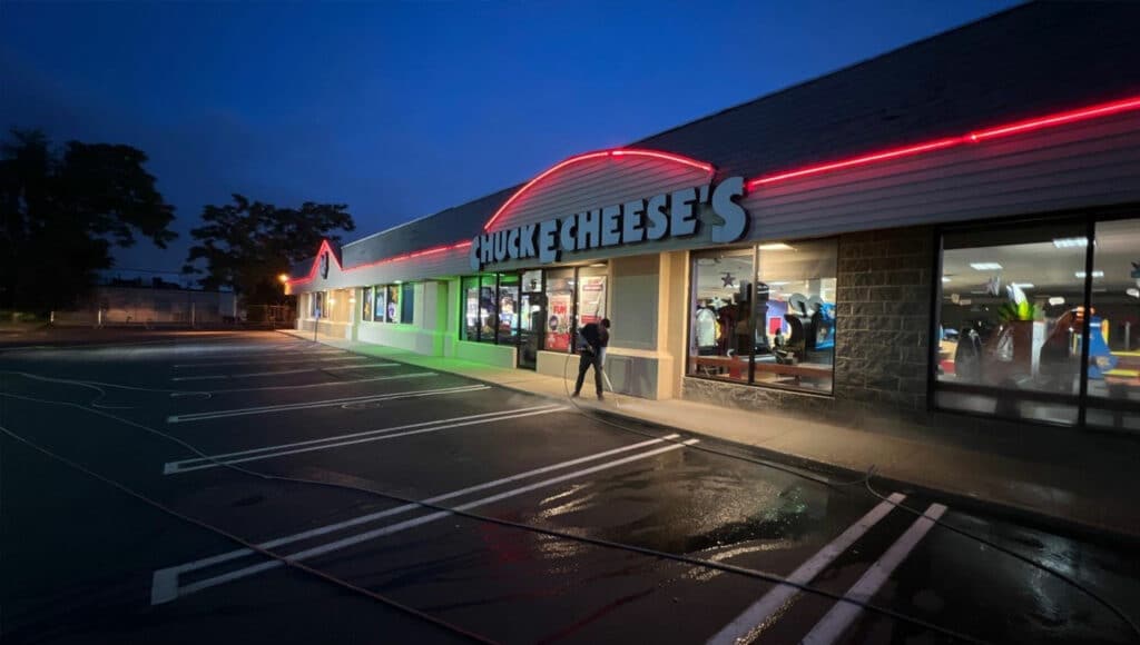 Chuck E Cheese Long Island Exterior Cleaning , protect your investment